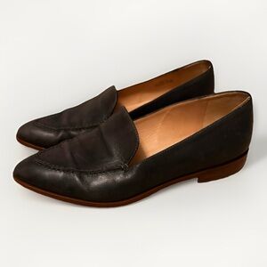 J.Crew Made In Italy Women’s Leather Classic Penny Loafers Flats Slip On SZ 7.5